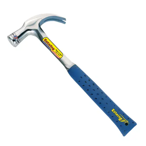 Estwing 24oz Curved Claw English Pattern Hammer with Vinyl Grip E3/28C