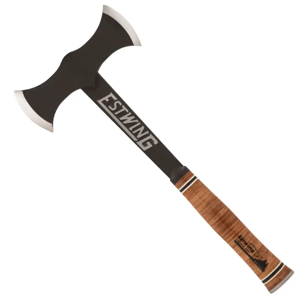 [EST-EDBA] Estwing 38oz Black Finish Axe for Wood Cutting Leather Grip EDBA