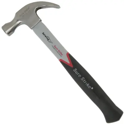 [EST-EMRF20C] Estwing 20oz Fibreglass Shaft Sure Strike Curved Claw Nail Hammer EMRF20C