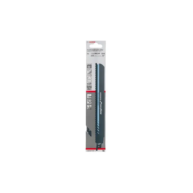 Bosch S1136CHF Sabre Sawblades Endurance for Heavy Metal