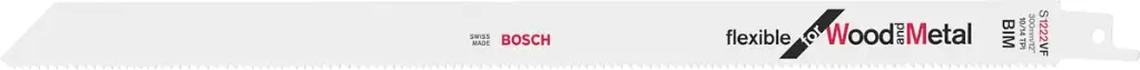 Bosch Sabre Saw Blades Flexible for Wood and Metal S1222VF