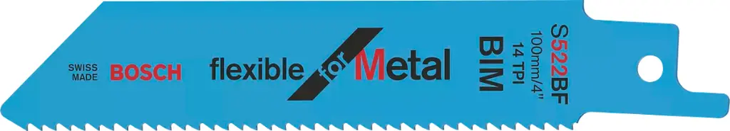 [JS522BF] Bosch Sabre Saw Blades Flexible for Metal S522BF