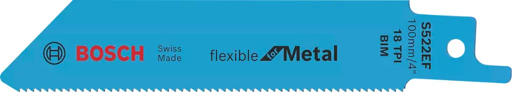 Bosch Sabre Saw Blades Flexible for Metal S522EF