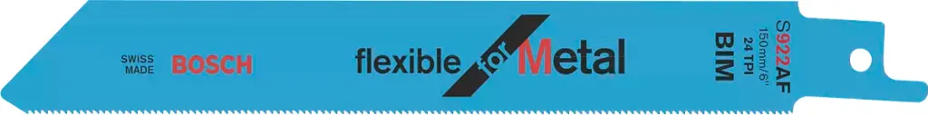 Thin sheet metals (0.7-3 mm) fine pipes/profiles (diameter 100 mm) effortless fine cut 150mm 24 TPI