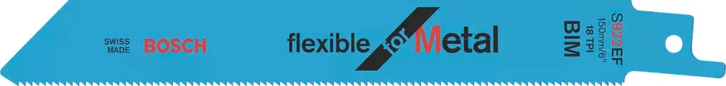 S922EF Bosch Sabre Saw Blades Flexible for Metal
