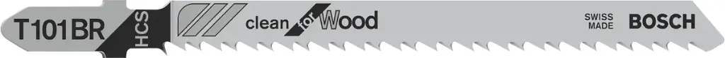 T101BR Bosch Jigsaw Blades Clean for Wood