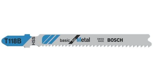 Bosch Basic for Metal Jigsaw Blade T118B - 5 Pack