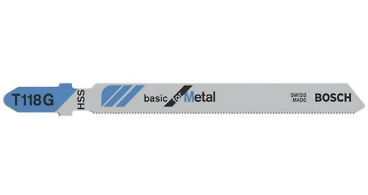 [JT118G] Bosch Jigsaw Blades Basic for Metal T118G