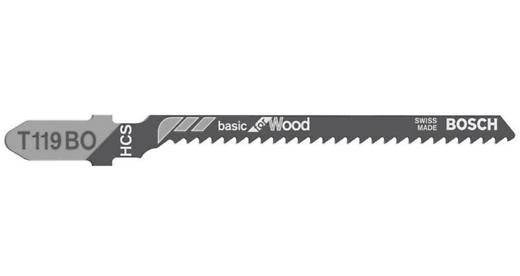 Bosch Basic for Wood Jigsaw Blade T 119 BO - 5 Pack