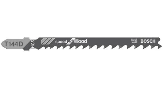[JT144D] Bosch Jigsaw Blades Speed for Wood T144D