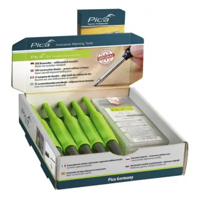 Pica Dry Mini Display (10 Pica Dry & 5 Graphite Refill Sets)