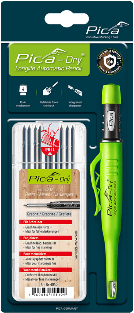 Pica Dry Bundle (1 x 3030 Pencil + 1 x 4050 Refills) Blister Packed