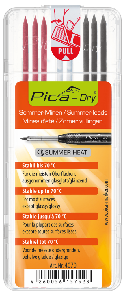 Pica Dry Refill 'Summer Heat' Set of 8 Assorted Colours