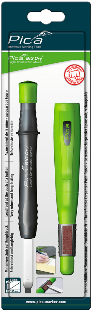 [PICA6060-SB] Pica Big Dry Long Life Construction Marker Blister Pack