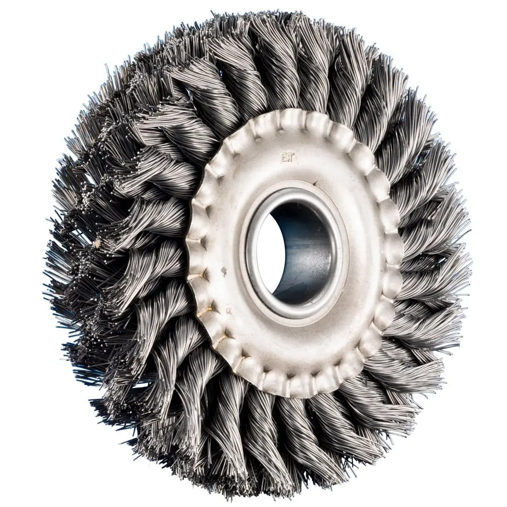 SIT 150mm x 30mm Steel Twist Knot Wheel Brush U3153