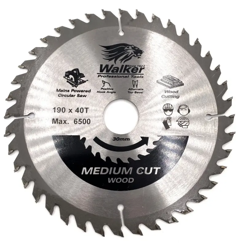 190mm x 30 x 40T TCT SAW BLADE 2.6 Kerf