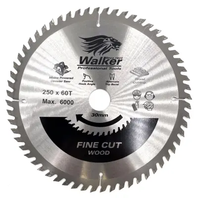 [PJW-CM25060CG] 250mm x 30 x 60T TCT SAW BLADE 2.8 Kerf
