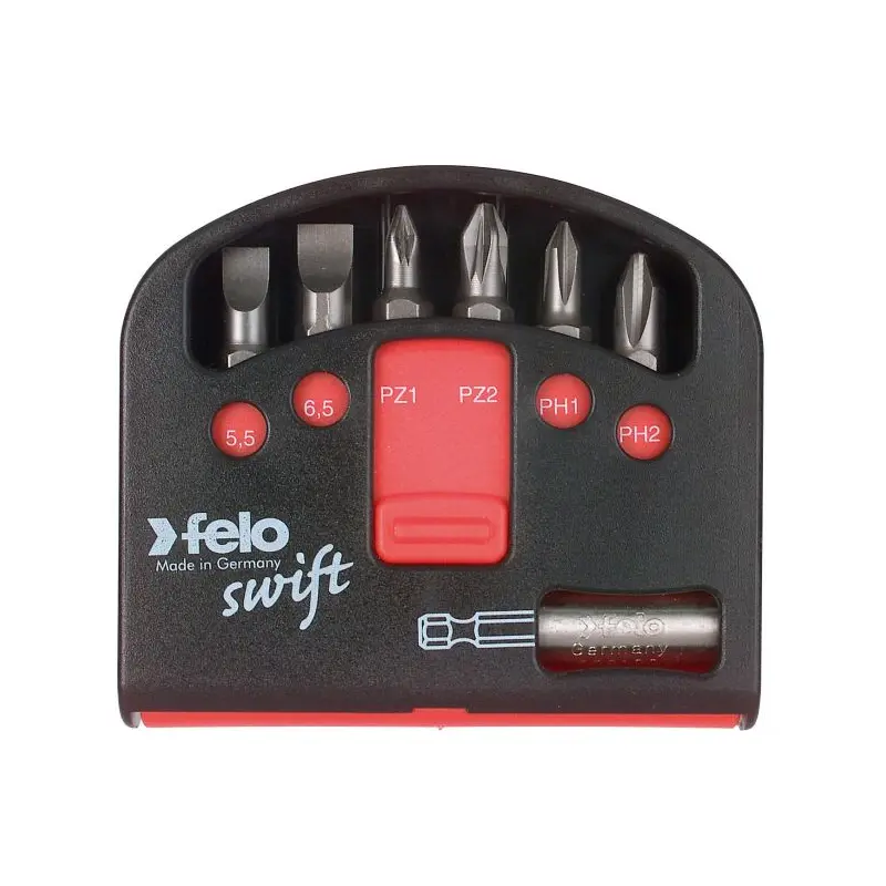 Felo swift bit box 7-piece industrial universal SL | PZ | PH 02060116