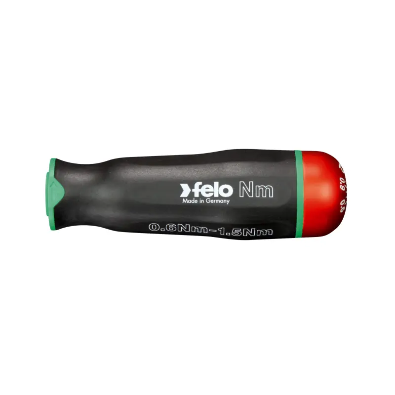 Felo Torque Screwdriver Handle 0.6 to 1.5 Nm Green