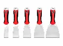 PTI Stiff Blade Scrapers with Soft Grip Handle