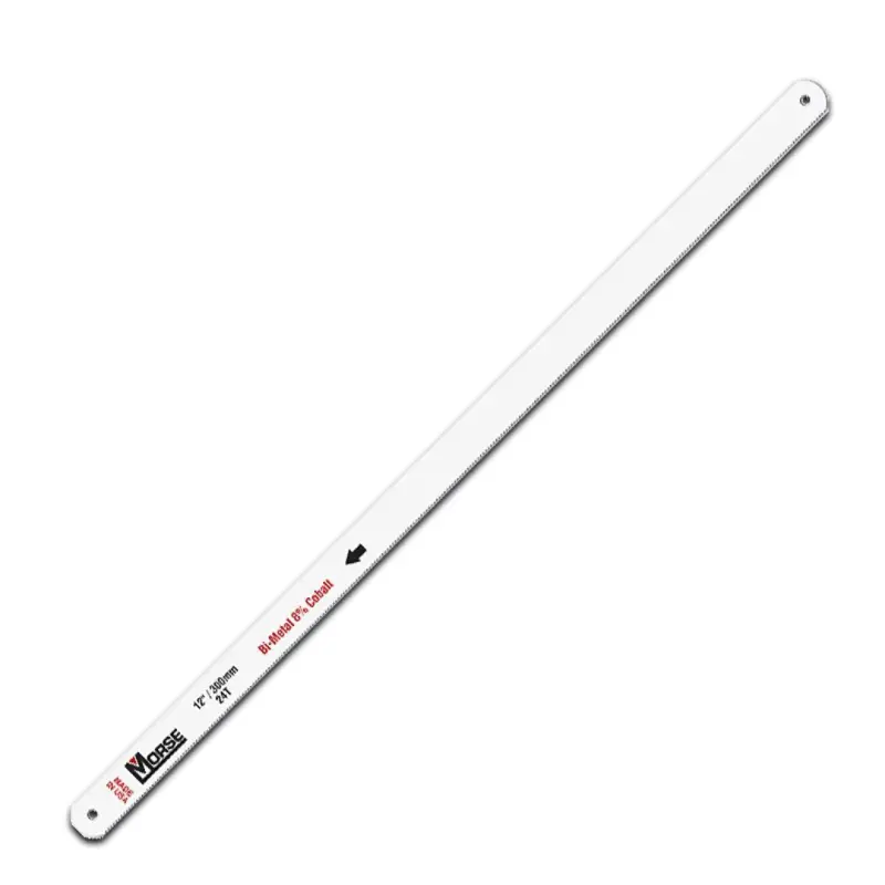 [PJW-HHB1224T10] Morse 300mm (12) 24tpi Bi Metal Hacksaw Blade Tube of 10
