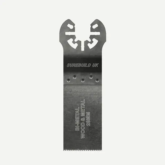 Surebuild 28mm Multitool Sawblade for Metal, Wood & Plastic - 3 Pack