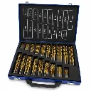 PTI 170pc Tin Coated HSS Drill Bit Set
