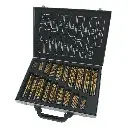 PTI 170pc Tin Coated HSS Drill Bit Set
