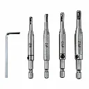 PTI 4pc Hinge Drill Guide Set