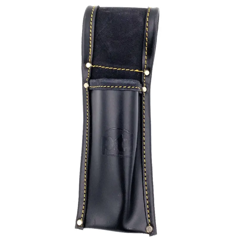 PTI Premium Black Leather Spirit Level Holder