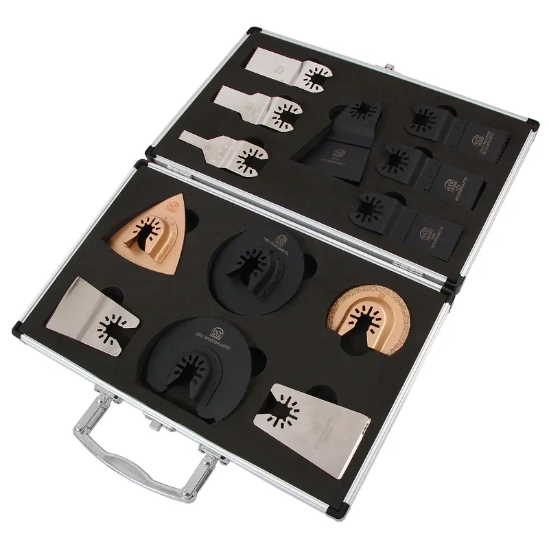 PTI 13pc Multitool Blade Kit in Aluminium Case