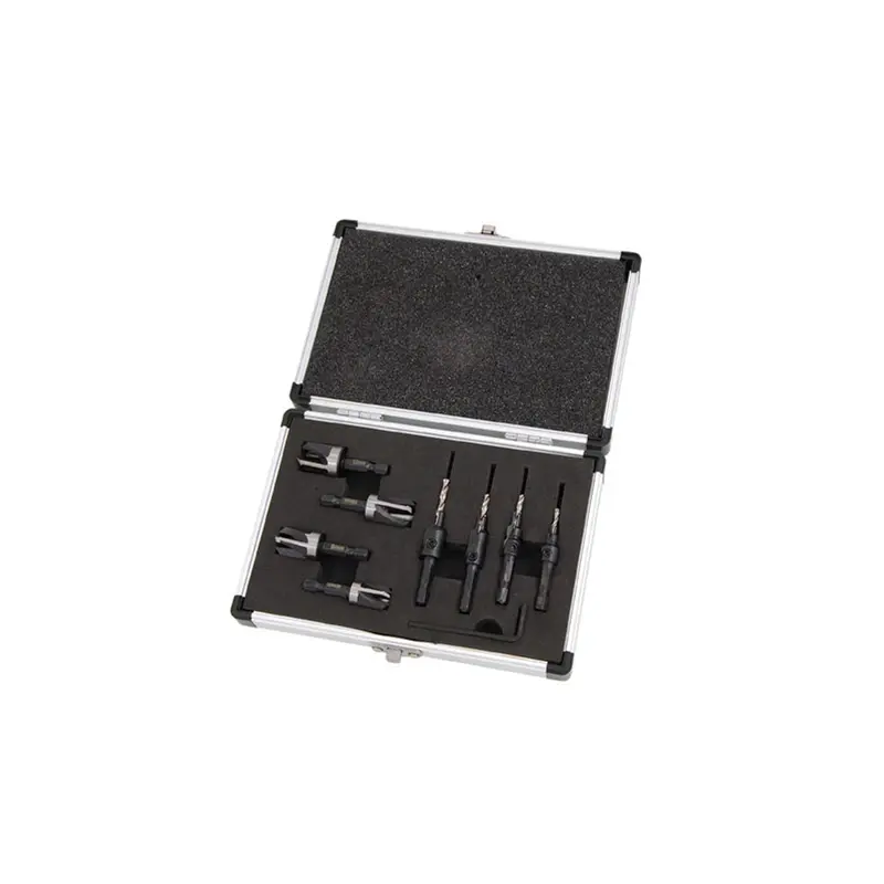 PTI 8pc Matching Plug Cutter and Countersink Set