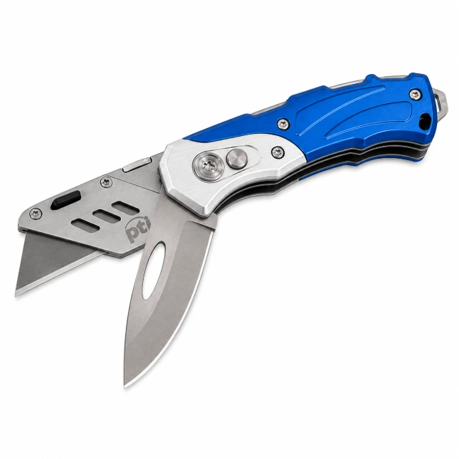 PTI Dual Blade Folding Utility Knife
