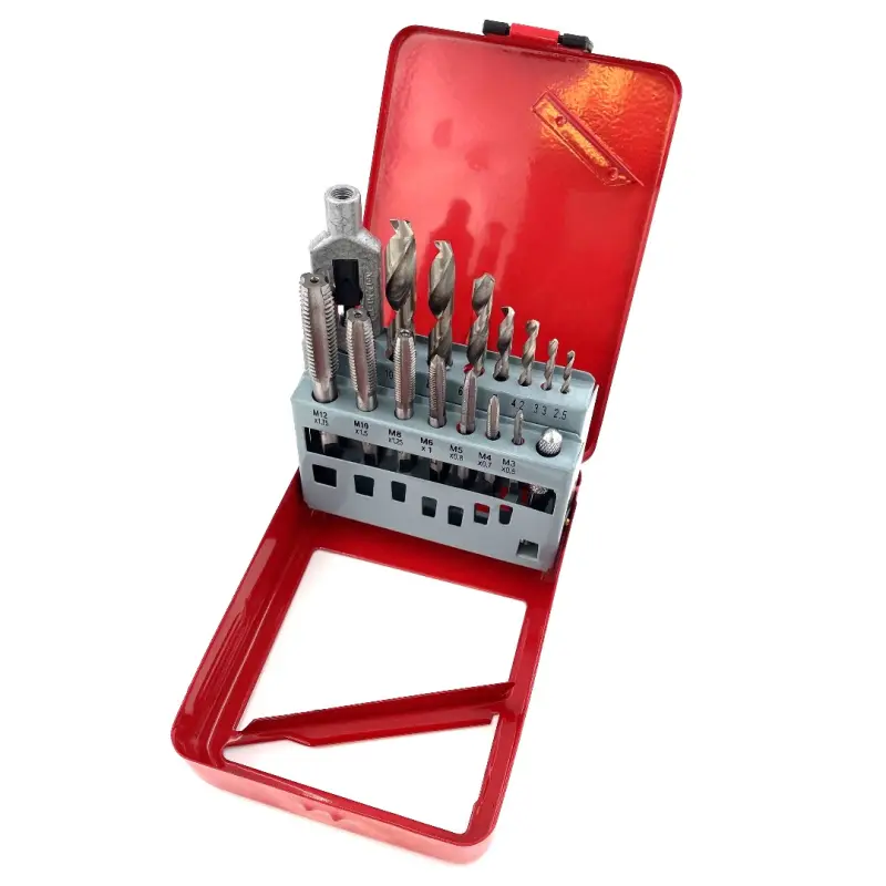 [PTI0286] PTI 15pc HSS Tap and Drill Set
