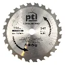 PTI 190mm x 24T x 20mm Thin Kerf Saw Blade 1.8mm for Cordless Saws