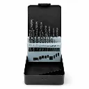 PTI 19pc HSS Drill Bit Set in Metal Tin 1-10mm x 0.5mm