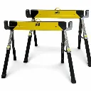 PTI Adjustable Steel Saw Horse - Twin Pack