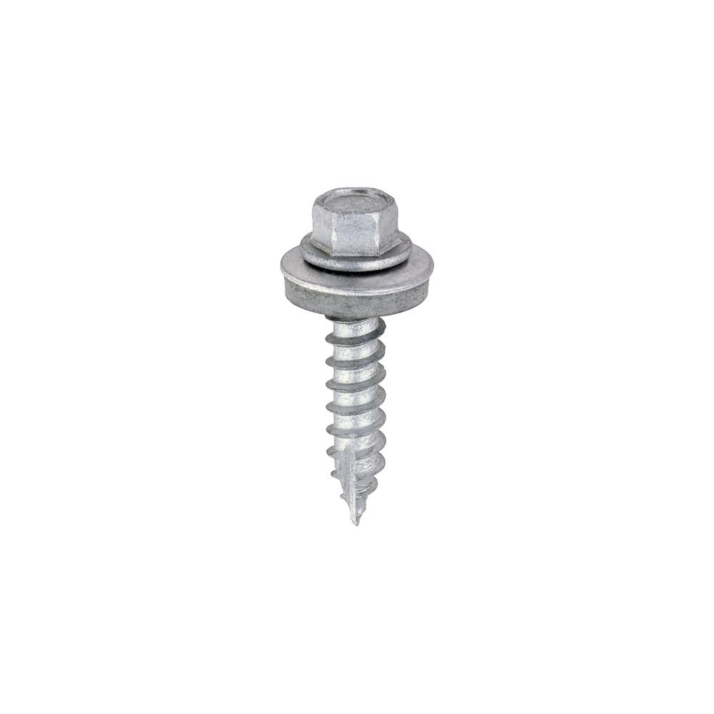 [SD-DS32W16B] Timco Metal Construction Thin Sheet Metal to Timber Screws - Hex - EPDM Washer - Slash Point - Exterior - Silver Organic
6.3 x 32