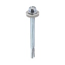 Timco Metal Construction Heavy Section Screws - Hex - EPDM Washer - Self-Drilling - Zinc 5.5 x 65