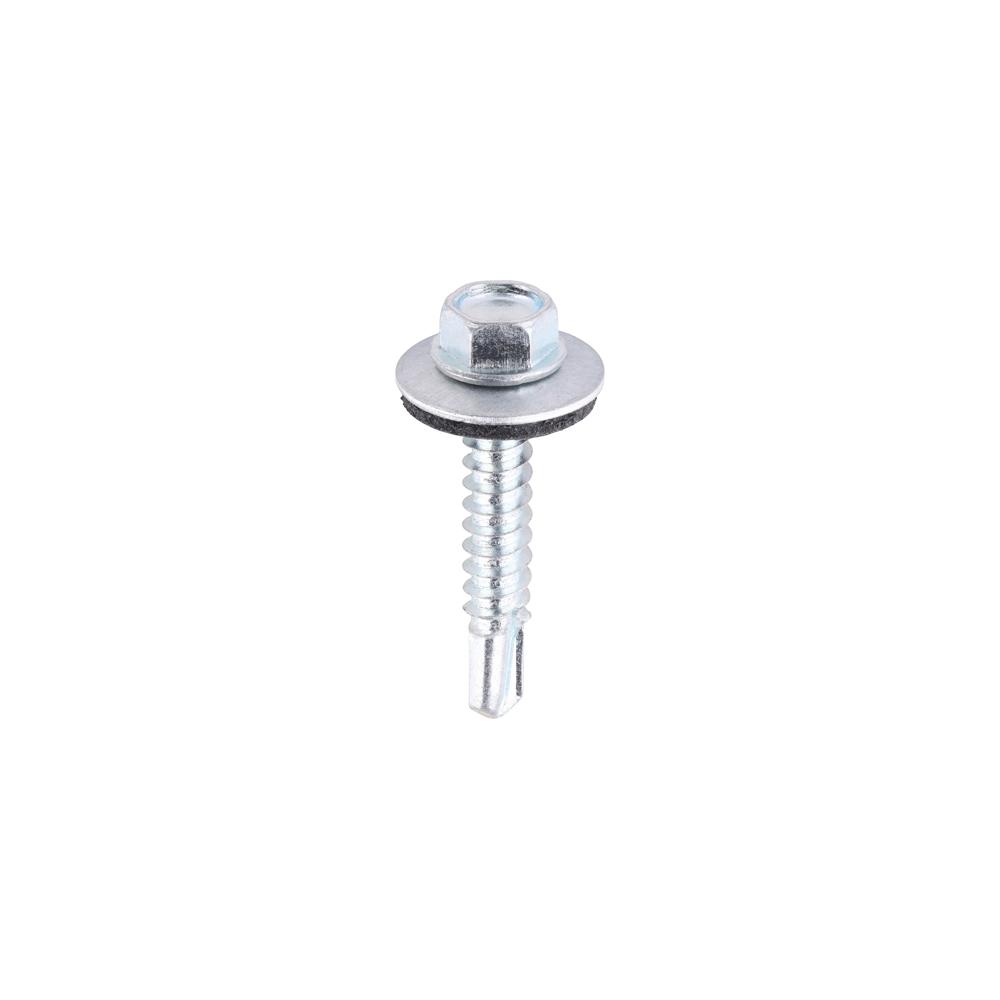 Timco Metal Construction Light Section Screws - Hex - EPDM Washer - Self-Drilling - Zinc
5.5 x 32