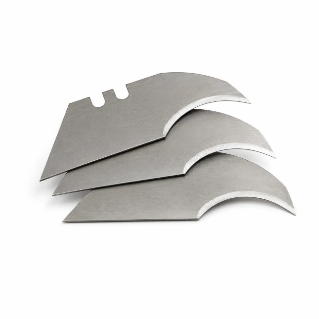 PTI Heavy Duty Concave  Trimming Utility Knife Blade Pack 100