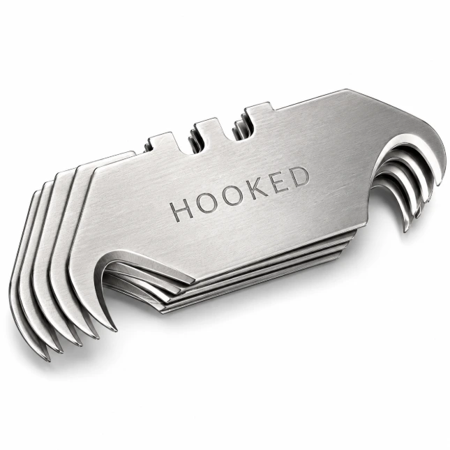 [TKBH] PTI Heavy Duty Hooked Trimming Utility Knife Blade Pack 100