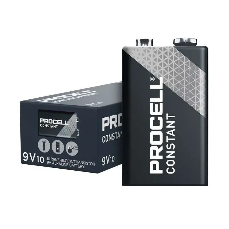 [DURCON9V-10] Duracell Constant Procell Batteries (9V)