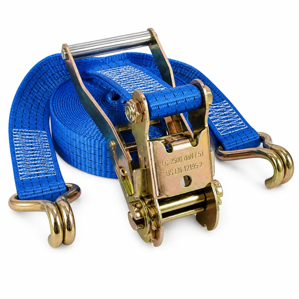 [RTHD504] PTI Ratchet Tie Down Straps 50mm Wide 5000kg Capacity (4M)