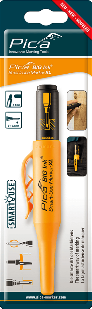 [PICA170-46-SB] Pica BIG Ink Smart Use Marker XL Blister Pack (Black)