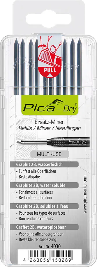 [PICA4030-SB] Pica Dry Refill Pack Water-Soluble Multi Use Blister Pack (Graphite H)