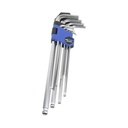 US PRO 9pc Extra Long Ball Hex Key Set
