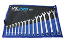US PRO 14pc Metric Combination Spanner Set 6-26mm