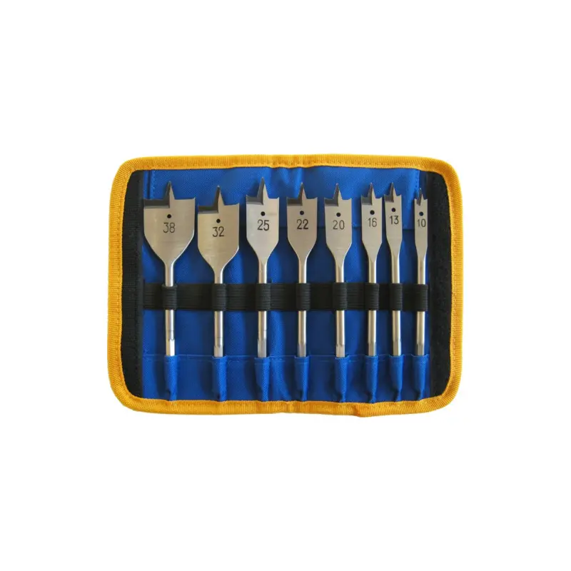 PTI 8pc Flat Bit Set 10mm - 38mm