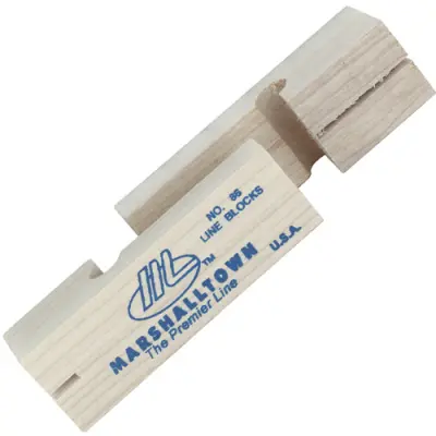 [MAR86] Marshalltown 3 3/4" Wood Line Blocks (Pair)